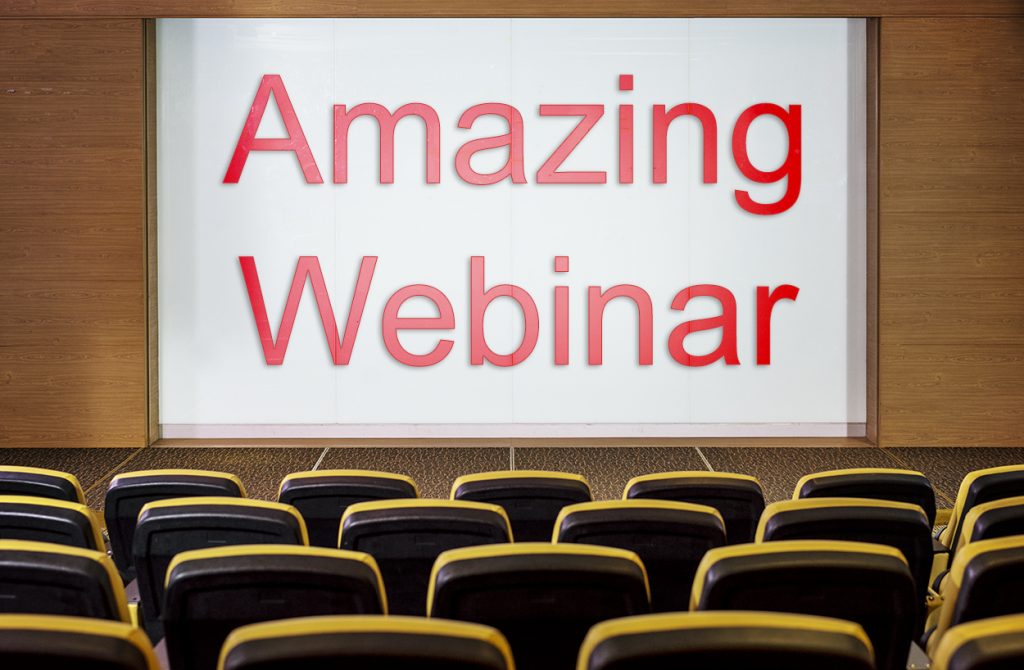 webinars are great for affiliate marketers