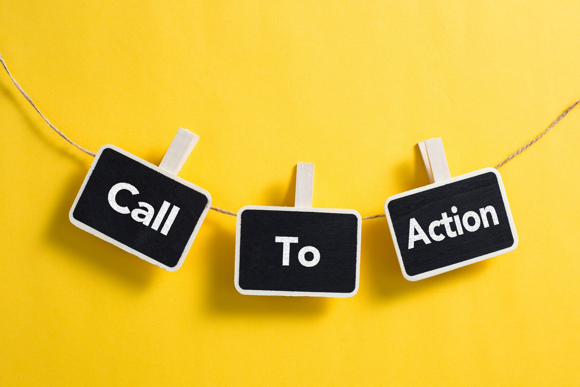 a chain with the words "call to action", one of the most effective email marketing strategies