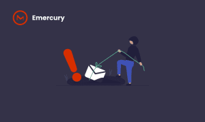 An illustration of a person pulling an email symbol from the ground using a rope, symbollically representing the concept of "how to avoid email going to spam"